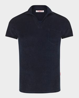 Men's Cotton Terry Polo Shirt