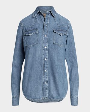 Denim Western Shirt