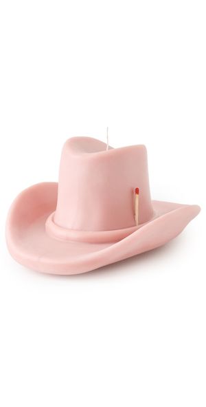 Davie Ocho Candle Co. Belle Star Cowboy Hat Candle Blush One Size