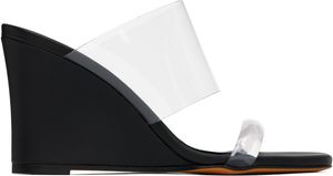 Maryam Nassir Zadeh Black Olympia Heeled Sandals