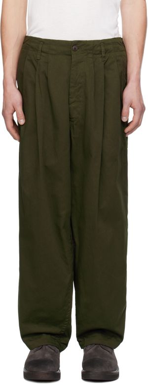 Y's For Men Khaki Katsuragi Trousers