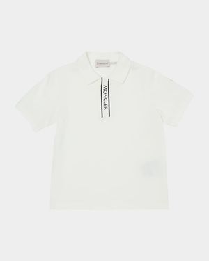 Boy's Logo-Print Polo Shirt, Size 4-6