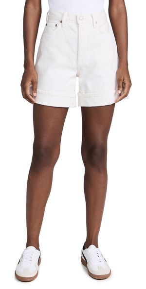 AGOLDE Dame Short: High Rise Baggy Cuff Fortune Cookie 31