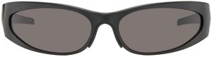 Balenciaga Black Reverse Xpander 2.0 Rectangle Sunglasses