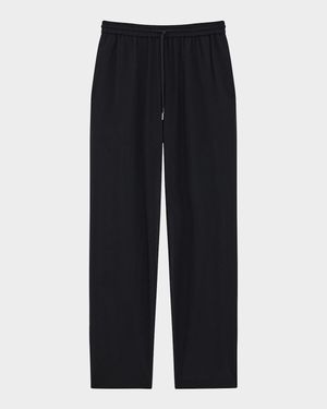 Drawstring Pull-On Pants