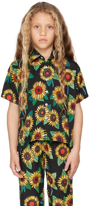 Endless Joy Enfant | Chemise noire à image