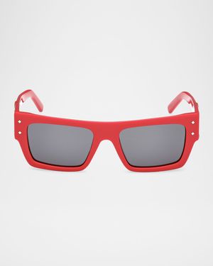 Men's MW0014M Acetate Rectangle Sunglasses