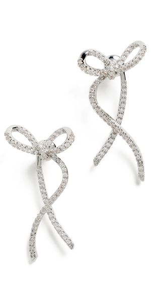 SHASHI Caroline Earrings Silver One Size