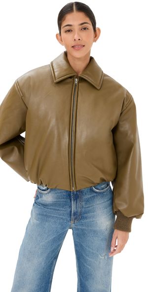 Acne Studios Bomber Jacket Khaki Green 36