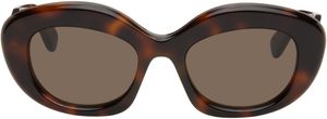 LOEWE Brown & Black Curvy Sunglasses