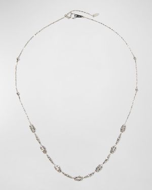 Jill Necklace with Small Infinity Stations