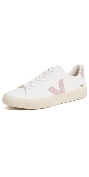 Veja Campo Chromefree Leather Sneakers Extra-White/Babe 35