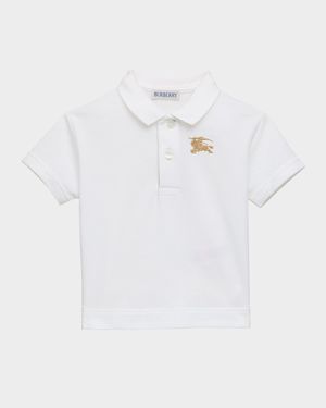 Boy's Johane Cotton Pique EKD Polo Shirt, Size 6M-2