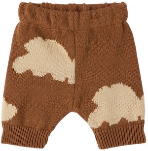 Daily Brat Bébé | Pantalon de détente brun à images