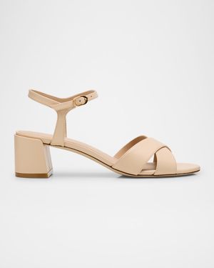 Dayna Leather Crisscross Sandals
