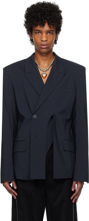 Ottolinger Navy Oversize Split Blazer