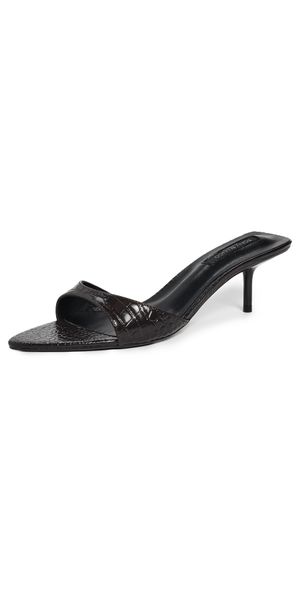 Tony Bianco Fiesta Heeled Sandals Chocolate Croc 9.5