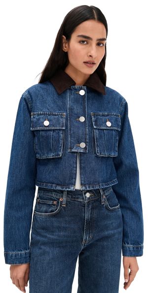 ALIGNE Ethan Denim Jacket Mid Blue 12
