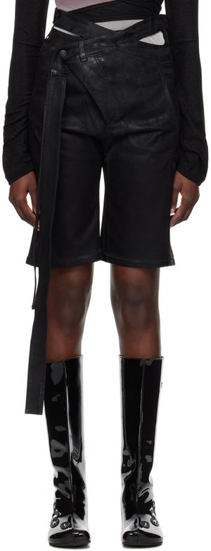 Ottolinger SSENSE Exclusive Black Denim Shorts