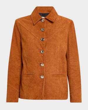 Suede Shirt Jacket
