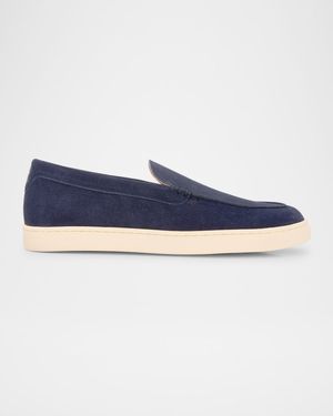 Men's Hybrid Venetian Suede Slip-Ons