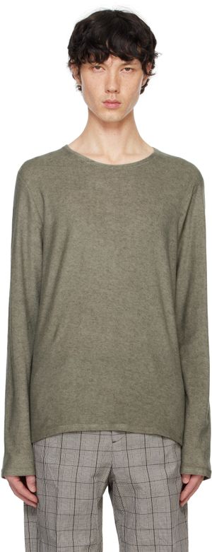 OUR LEGACY Khaki Regular Long Sleeve T-shirt