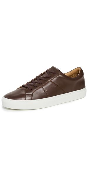 GREATS Royale 2.0 Leather Sneakers Dark Brown 8.5