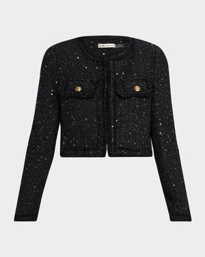 Dumont Embellished Tweed Jacket