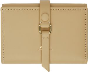 A.P.C. Beige Noa Trifold Wallet
