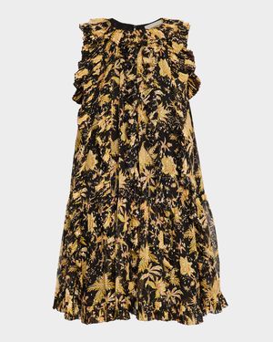 Signe Cascading Ruffle Mini Dress