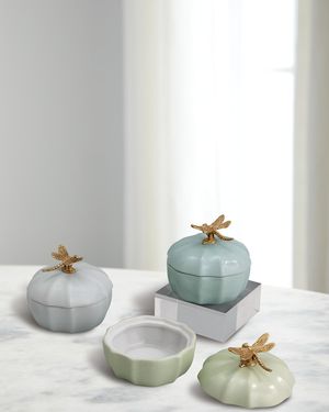 Dragonfly Scallop Boxes, Set of 3
