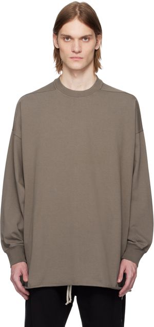 Rick Owens DRKSHDW Gray Hollywood Tommy LS T-shirt