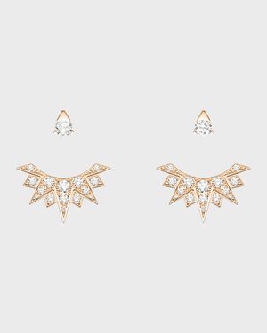 Sunlight 18k Rose Gold Diamond Earring Jackets