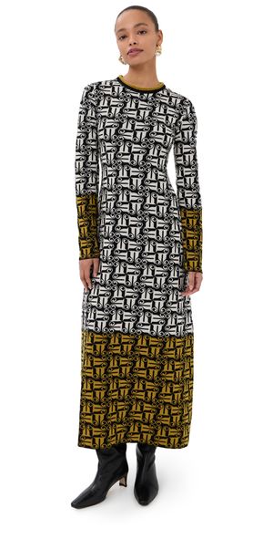 La DoubleJ Knit Swing Dress Ecru M