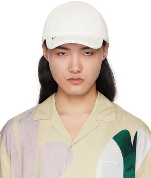 JACQUEMUS White Les Sculptures 'La casquette Belo' Cap