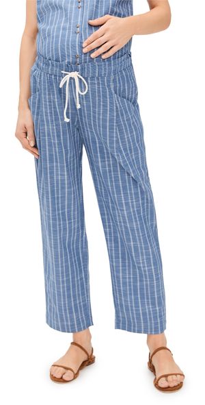 HATCH The Jude Pants Blue/White Stripe 1