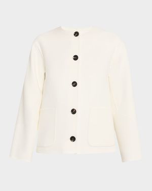 Navid Double Cashmere Single-Breasted Jacket