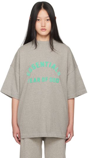 Fear of God ESSENTIALS Gray Crewneck T-Shirt