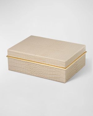 Classic Croc Leather Small Box