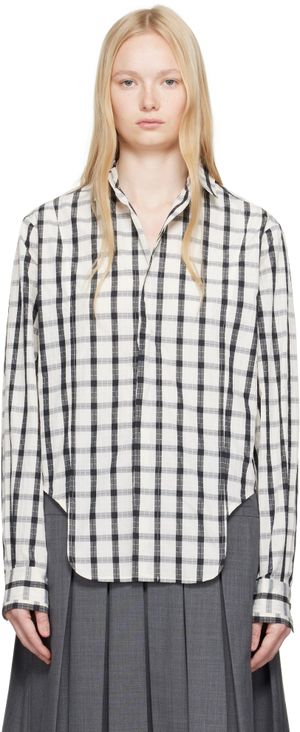 ADER error Chemise Product. 54 noir et blanc