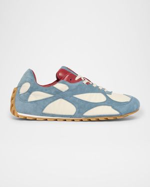 Orbit Lite Lace-Up Suede and Nylon Sneakers