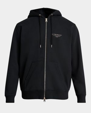 Men's Givenchy Stamp Zip Hoodie