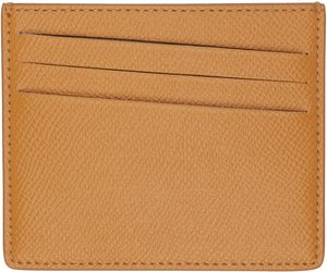Maison Margiela Orange Four Stitches Card Holder