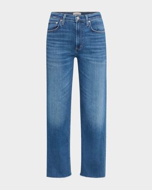Palma Straight Raw Hem Jeans
