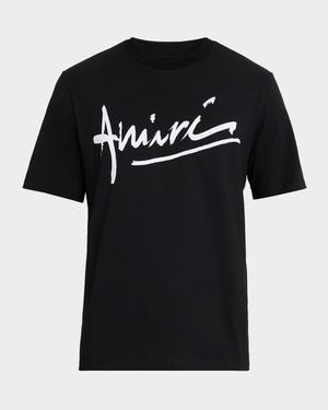 Men's Logo Script Cotton T-Shirt