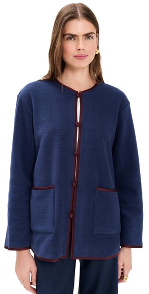 DONNI. The Polar Fleece Jacket Navy XS