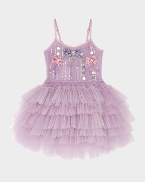 Girl's Bebe Masquerade Tutu Dress, Size 3M-24M