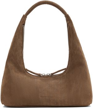 MARGESHERWOOD Brown Integrated Strap Shoulder Bag