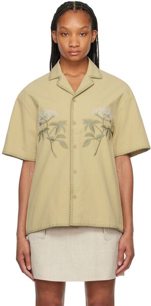 Holzweiler Beige Pier Shirt