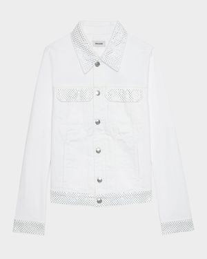 Kioky Embellished Denim Jacket